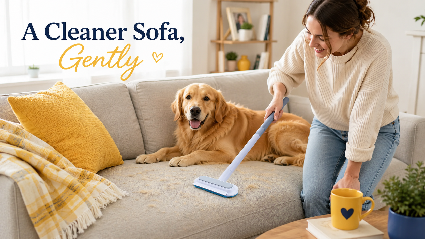 How to Remove Pet Hair From a Fabric Sofa Without Damaging It？