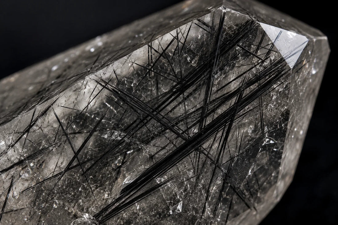 Black Rutilated Quartz for Dogs: Grounding, Protection & Resilience
