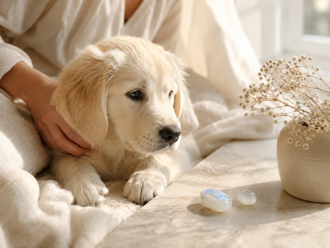Moonstone for Dogs: Benefits for Calm, Change & New Beginnings
