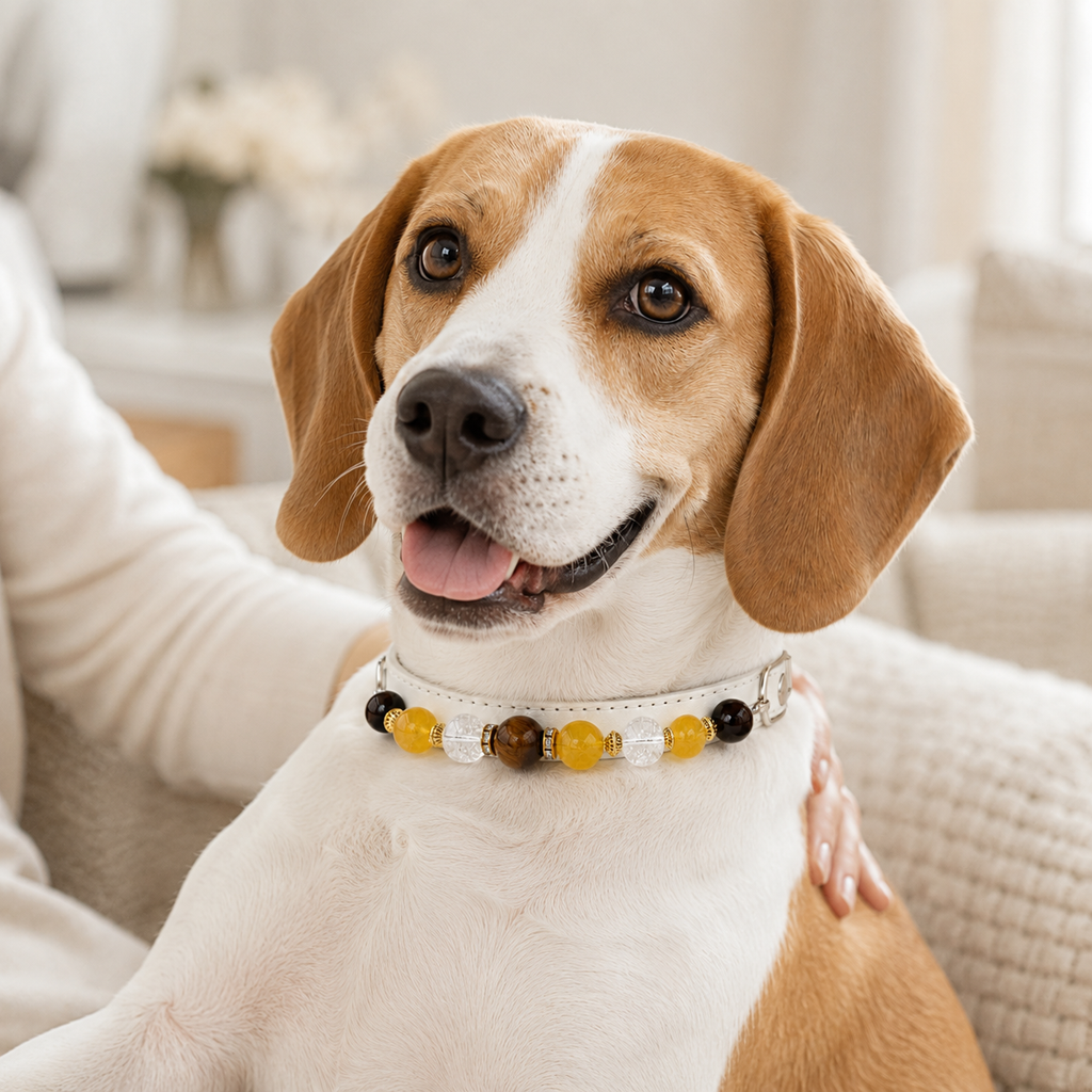 Sunlit Halo Jewelry Dog Collar
