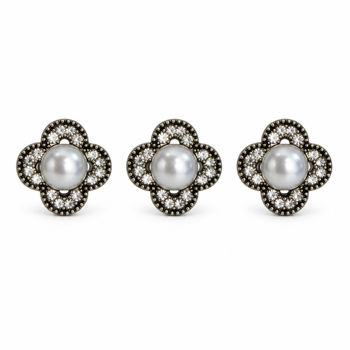 Vintage Clover Trio — 3 Pieces