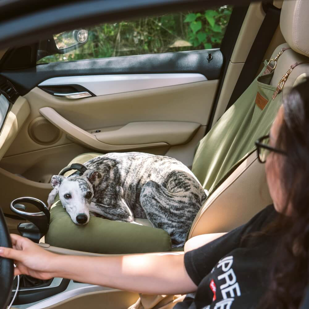 Checkerboard Cushioned Rear Seat Mat