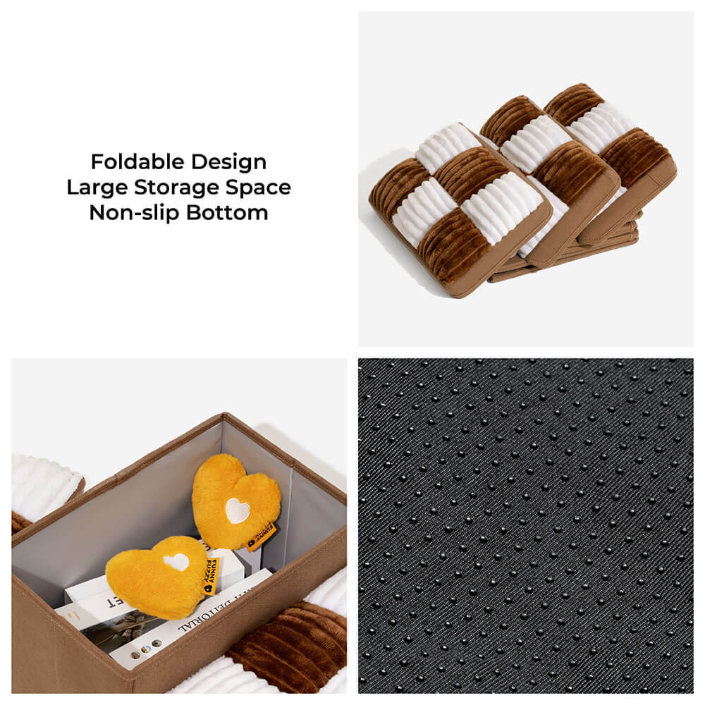 Checkerboard Storage Pet Stairs