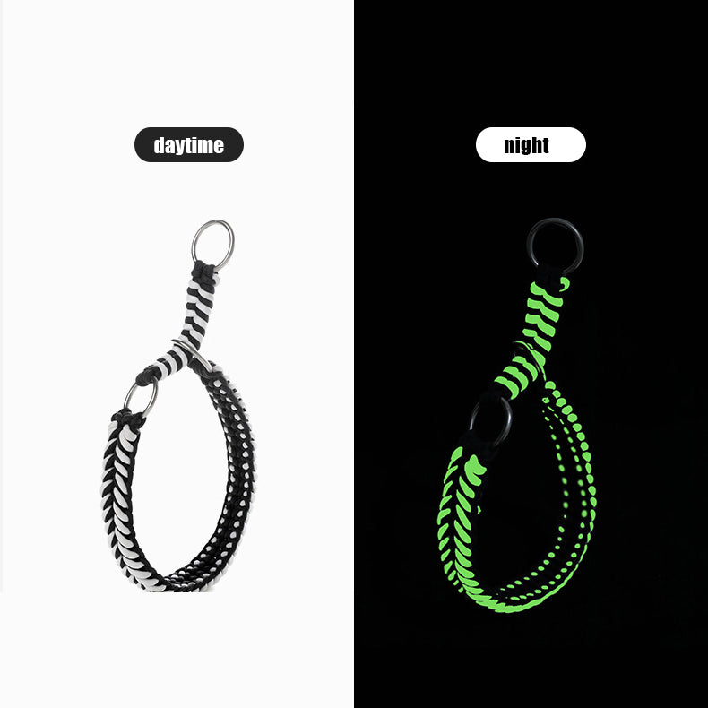 Braided Rope Slip Collar & Leash