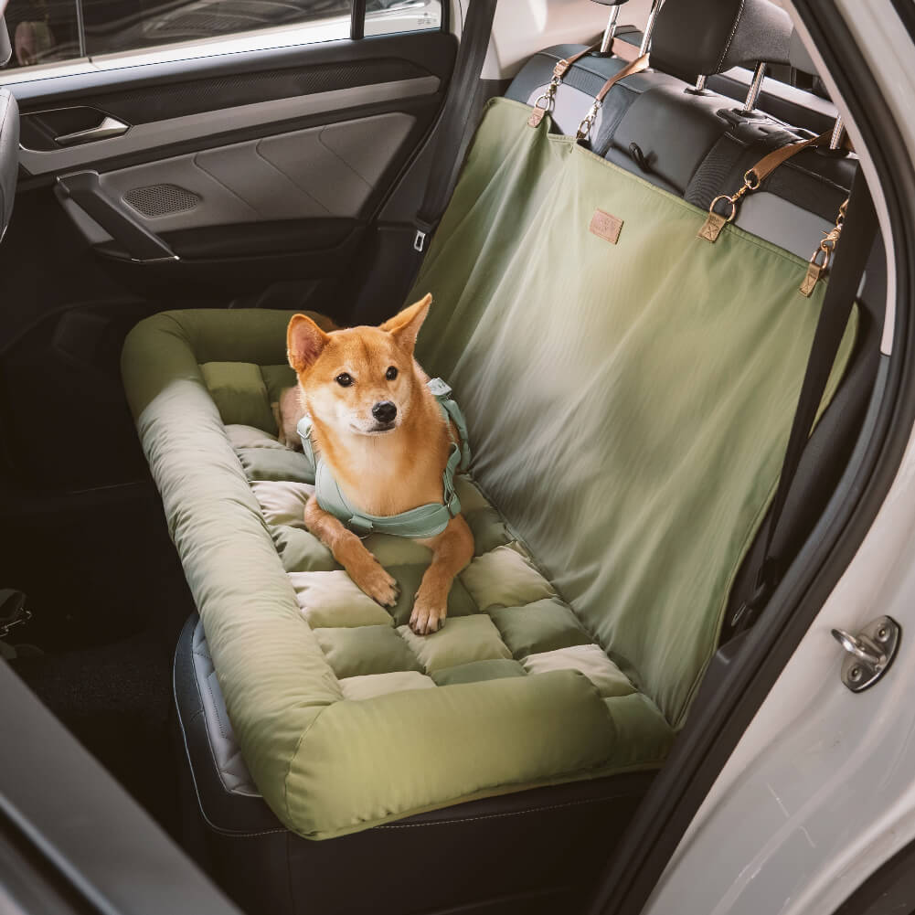 Checkerboard Cushioned Rear Seat Mat