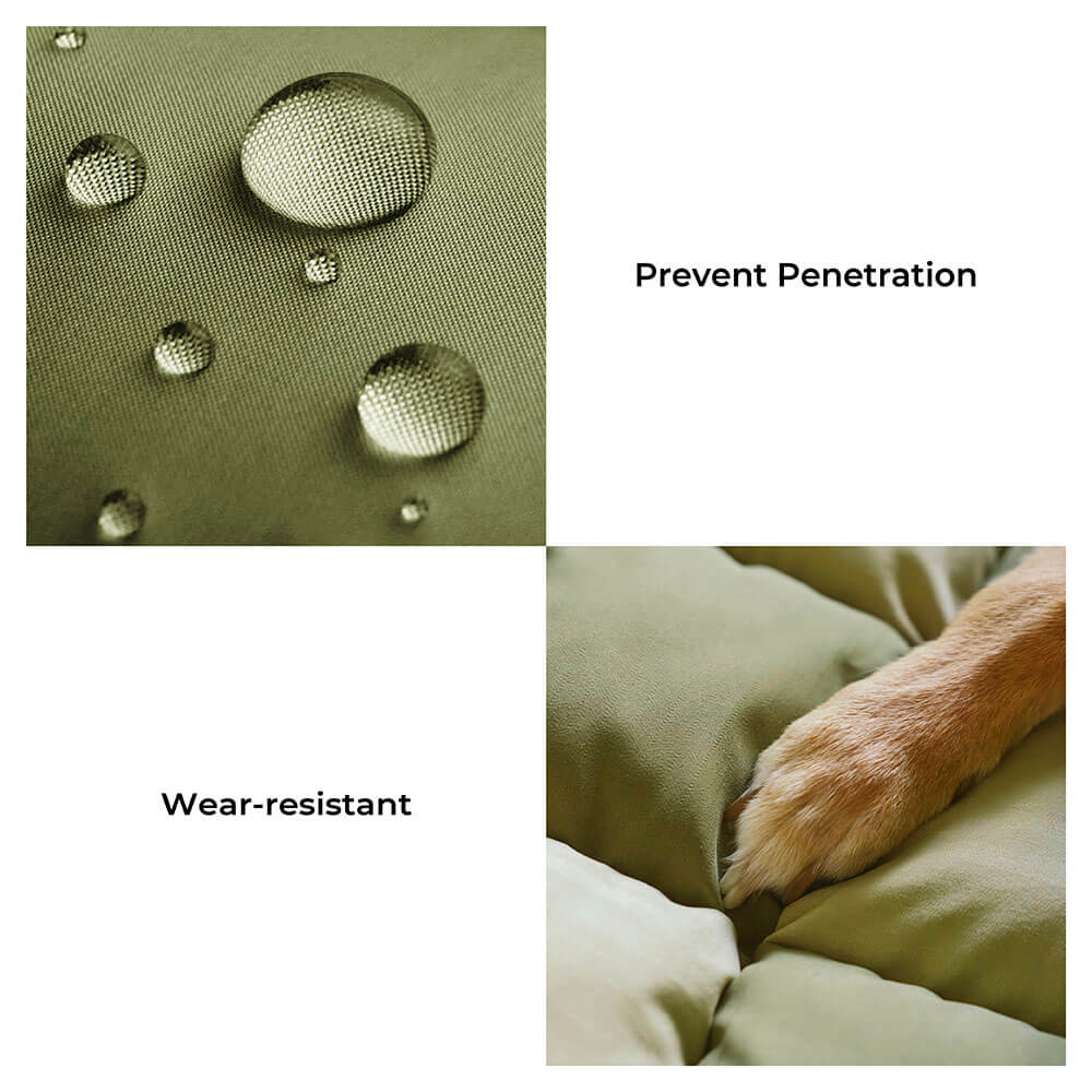 Checkerboard Cushioned Rear Seat Mat
