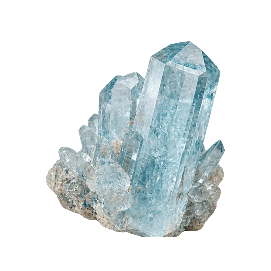 Aquamarine crystal reference