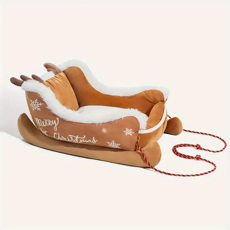 Holiday Sleigh Pet Bed