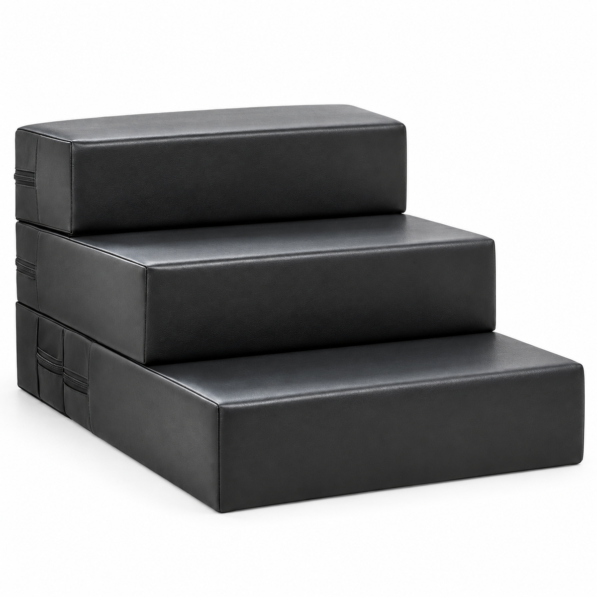Modular Faux Leather Pet Stairs — product view