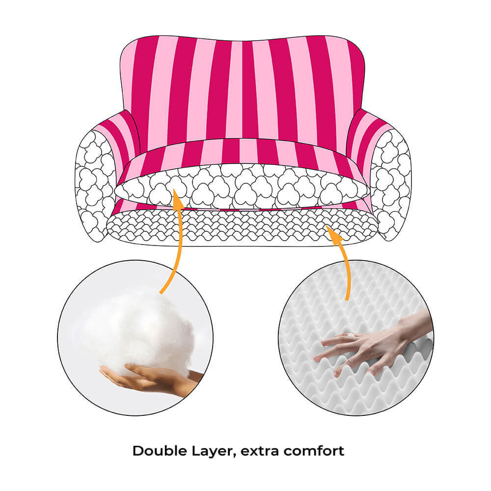 Double layer cushioning construction