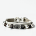 Lunar Veil Black Rutilated Quartz Dog Collar