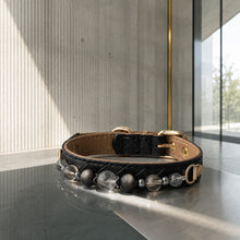 Black Meridian Black Rutilated Quartz Pet Jewelry Collar for size-compatible cats and dogs.